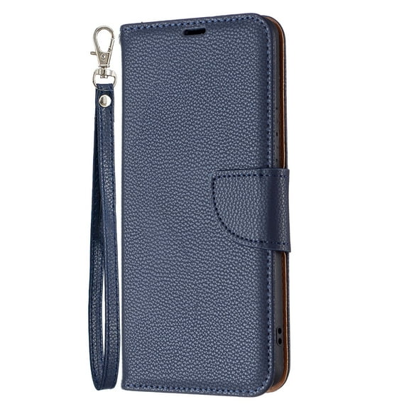 Allytech Galaxy A53 5G Wallet Case, Galaxy A53 5G Case, PU Leather Folding Stand Shockproof Hand Strap Flip Cover TPU Inner Cards Holder Wallet Case Cover for Samsung Galaxy A53 5G, Blue
