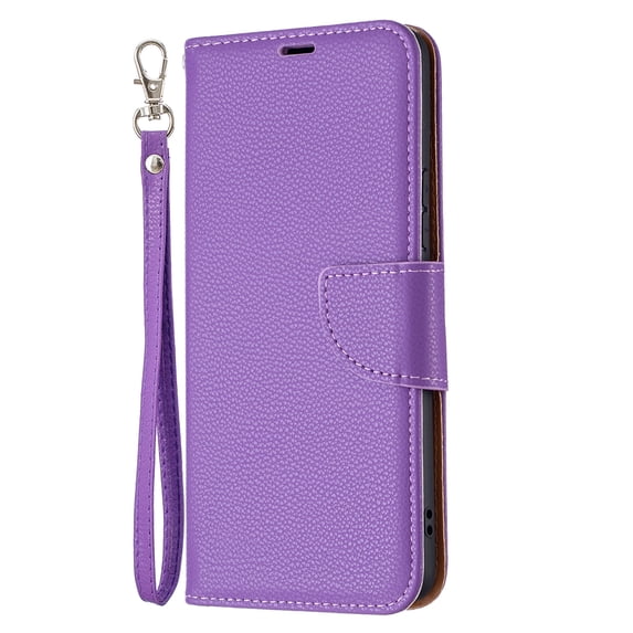 Allytech Galaxy A53 5G Wallet Case, Galaxy A53 5G Case, PU Leather Folding Stand Shockproof Hand Strap Flip Cover TPU Inner Cards Holder Wallet Case Cover for Samsung Galaxy A53 5G, Violet