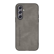 Allytech Galaxy A54 5G Case, PU Leather Slim Cover Anti-Scratch Bumper Shockproof Lightweight Hybrid Case Cover for Samsung Galaxy A54 5G - Gray