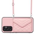 thumbnail image 1 of Allytech Galaxy A54 5G Wallet Case with Shoulder Strap, Luxury PU Leather RFID Blocking Protectve Anti-Scratch Bumper Cards Slots Magnetic Closure Phone Case Cover for Samsung Galaxy A54 5G, Pink, 1 of 9