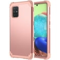 thumbnail image 1 of Allytech Galaxy A71 5G Case, (Not for A71 4G), Silicone PC Heavy Duty Sturdy Shockproof Drop Protective Anti-scratch Bumper Defender Cover Case for Samsung Galaxy A71 5G, Rosegold, 1 of 1