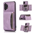 thumbnail image 1 of Allytech Galaxy A71 5G Case, Galaxy A71 5G Wallet Cover with Card Slots, Flip Folio Book Kickstand Cover for Business Women Men PU Leather Scratch Resistant Case for Samsung A71 5G, Purple, 1 of 6