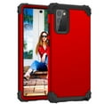 thumbnail image 1 of Allytech Galaxy Note 20 Case, 3 Layer Heavy Duty Shockproof Case Hard PC Cover+Silicone Rubber Hybrid Sturdy Armor Full-Body Protective Case Cover for Galaxy Note 20, Red, 1 of 1