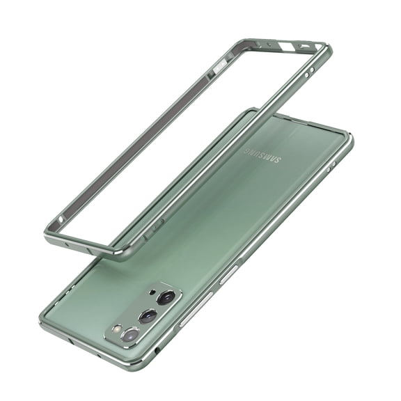 Allytech Galaxy Note 20 Metal Frame Cover, Lightweight Shockproof Corner Protector Camera Lens Frame Protector for Samsung Galaxy Note 20, Mint