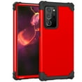 thumbnail image 1 of Allytech Galaxy Note 20 Ultra Case, 3 Layer Heavy Duty Shockproof Case Hard PC Cover+Silicone Rubber Hybrid Sturdy Armor Full-Body Protective Case Cover for Galaxy Note 20 Ultra, Red, 1 of 1