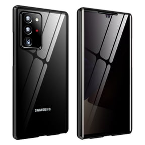 Allytech Galaxy Note 20 Ultra Case Anti-spy, Full Body Privacy Protection Double Tempered Glass Magnetic Adsorption Metal Bumper Shockproof Back Cover Case for Samsung Galaxy Note 20 Ultra,Black