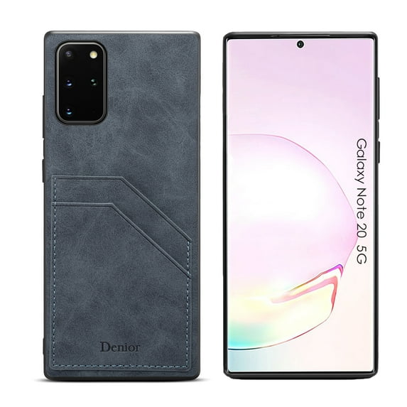 Allytech Galaxy Note 20 Ultra Case with Cards Holders, PU Leather Slim Fit Drop Protection Shockproof Wireless Charing Support Bumper Defender Back Cover Case for Samsung Galaxy Note 20 Ultra,Gray