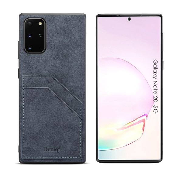 Allytech Galaxy Note 20 Ultra Case with Cards Holders, PU Leather Slim Fit Drop Protection Shockproof Wireless Charing Support Bumper Defender Back Cover Case for Samsung Galaxy Note 20 Ultra,Gray