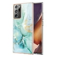 thumbnail image 1 of Allytech Galaxy Note 20 Ultra Case, Pretty Marble Heavy Duty Shockproof Hybrid Hard PC Soft TPU Bumper Three Layer Drop Protection Anti-Fall Cover Case for Samsung Galaxy Note 20 Ultra- Green, 1 of 5