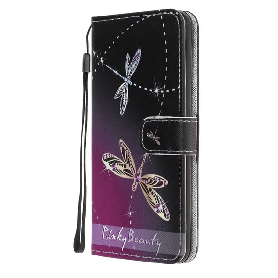 Allytech Galaxy Note 20 Ultra Cover, Note 20 Ultra Wallet Case, PU Leather Folding Stand Credit Cards Slots Shockproof Magnetic Clasp Wallet Cover for Samsung Galaxy Note 20 Ultra 6.9", Dragonfly