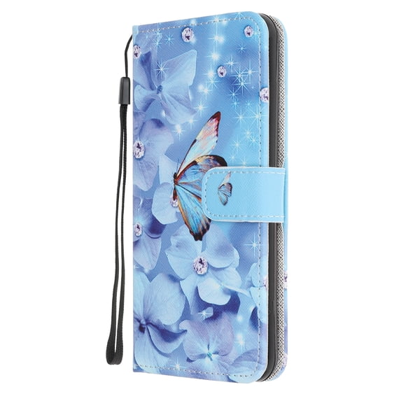 Allytech Galaxy Note 20 Ultra Cover, Note 20 Ultra Wallet Case, PU Leather Folding Stand Credit Cards Slots Shockproof Magnetic Clasp Wallet Cover for Samsung Galaxy Note 20 Ultra 6.9", Butterfly