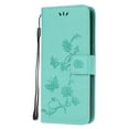 thumbnail image 1 of Allytech Galaxy Note 20 Ultra Cover, PU Leather Folding Stand Butterfly Embossed Credit Cards Slots Magnetic Closure Shockproof Anti-scratch TPU Back Cover for Samsung Galaxy Note 20 Ultra, Green, 1 of 4