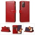thumbnail image 1 of Allytech Galaxy Note20 Ultra 5G Case, PU Leather Zipper Wallet Case 9 Cards Holder Hand Wrist Strap Stand Shockproof Protective Flip Case Cover for Samsung Note20 Ultra 6.9" - Red, 1 of 8