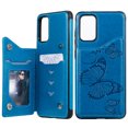 thumbnail image 1 of Allytech Galaxy S20+ Case 6.7", S20 Plus Wallet Case, Slim Fit Butterfly Embossed PU Leather Lightweight Shockproof Full Protection Cards Slots Back Cover Shell for Samsung Galaxy S20+, Blue, 1 of 9