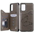 thumbnail image 1 of Allytech Galaxy S20+ Case 6.7", S20 Plus Wallet Case, Slim Fit Butterfly Embossed PU Leather Lightweight Shockproof Full Protection Cards Slots Back Cover Shell for Samsung Galaxy S20+, Gray, 1 of 9