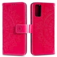 thumbnail image 1 of Allytech Galaxy S20+ Case 6.7-inch, PU Leather Sunflower Embossed Shockproof Stand Slim Fit Folio Flip Hand Wrist Strap Cards Slots Wallet Case Cover for Samsung Galaxy S20 Plus 2020,Red, 1 of 1