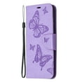 thumbnail image 1 of Allytech Galaxy S20 FE Case 5G, PU Leather Folio Flip Pretty Butterfly Embossed Hand Wrist Strap Foldling Kickstand Shockproof Cards Holder Wallet Case for Samsung Galalxy S20 FE 5G, Violet, 1 of 5