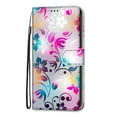 thumbnail image 1 of Allytech Galaxy S20 Plus Wallet Case with Hand Wrist, Flip Cover Stylished Pattern Cover with Cards Slots Kickstand Shockproof Slim Phone Case for Samsung Galaxy S20 Plus, Flowers, 1 of 7