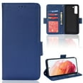 thumbnail image 1 of Allytech Galaxy S21 FE Wallet Case with Credit Card Holder, PU Leather & TPU Interior Scratch Free Protection Magnetic Closure Folio Cover for Samsung Galaxy S21 FE 2022 Released(6.4 inch), Darkblue, 1 of 3