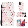 thumbnail image 1 of Allytech Galaxy S21 Ultra Wallet Case, Galaxy S21 Ultra Case, Marble Pattern PU Leather Kickstand Flip Cover Shockproof Drop Protection Cards Holder Wallet Case for Samsung Galaxy S21 Ultra, Pink, 1 of 9