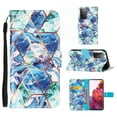thumbnail image 1 of Allytech Galaxy S21 Wallet Case, Galaxy S21 Case, Marble Pattern PU Leather Kickstand Flip Cover Shockproof Drop Protection Cards Holder Wallet Case for Samsung Galaxy S21, Green, 1 of 9