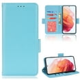 thumbnail image 1 of Allytech Galaxy S22 5G Wallet Case, Lychee Pattern PU Leather Anti-Scratch Flip Folio Stand Magnetic Case with Card Slots Holders Purse Pouch Case for Samsung Galaxy S22 2022, Cyanblue, 1 of 3
