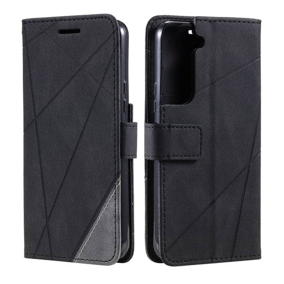 Allytech Galaxy S22 Plus Case, Galaxy S22 Plus Wallet Case, PU Leather Slim Fit Credit Cards Holder Folding Stand Shockproof Protective Wallet Case TPU Cover for Samsung Galaxy S22 Plus, Black