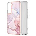 thumbnail image 1 of Allytech Galaxy S22 Plus Case, Pretty Marble Design Heavy Duty Shockproof Hybrid Hard PC Soft TPU Bumper Three Layer Drop Protection Anti-Fall Cover Case for Samsung Galaxy S22 Plus - Rosegold, 1 of 5