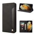 thumbnail image 1 of Allytech Galaxy S22 Ultra 6.8" Case Wallet, PU Leather Folio Flip Cover Folding Kickstand Cards Holder Shockproof Anti-scratch Protection Wallet Case Cover for Samsung Galaxy S22 Ultra, Black, 1 of 5
