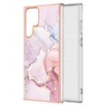 thumbnail image 1 of Allytech Galaxy S22 Ultra Case, Pretty Marble Design Heavy Duty Shockproof Hybrid Hard PC Soft TPU Bumper Three Layer Drop Protection Anti-Fall Cover Case for Samsung Galaxy S22 Ultra - Rosegold, 1 of 5