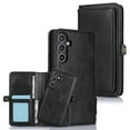 thumbnail image 1 of Allytech Galaxy S23 FE Wallet Case, 2 in 1 Detachable Back Cover Magnetic Case Premium PU Leather Cards Slots RFID Blocking Shockproof Wallet Phone Case Cover for Samsung Galaxy S23 FE - Black, 1 of 8