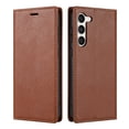 thumbnail image 1 of Allytech Galaxy S23 Plus Wallet Case with Cards Holder, PU Leather RFID Blocking Shockproof Flip Cover Stand Anti-Scratch Retro Business Wallet Case for Samsung Galaxy S23 Plus - Brown, 1 of 7