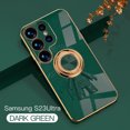 thumbnail image 1 of Allytech Galaxy S23 Ultra 5G Case Stand, Cute Spaceman Ring Stand Feature Shockproof Protective Kickstand Case Cover for Samsung Galaxy S23 Ultra 5G 6.8" - Darkgreen, 1 of 11