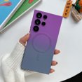 thumbnail image 1 of Allytech Gradient Case for Samsung Galaxy S23 Ultra, Slim Lightweight Colorful Cover Compatible with MagSafe, Soft TPU Stylish Case with Lens Film for Samsung Galaxy S23 Ultra, Purple+Gray, 1 of 8