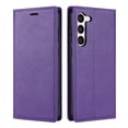 thumbnail image 1 of Allytech Galaxy S23 Wallet Case with Cards Holder, PU Leather RFID Blocking Shockproof Flip Cover Stand Anti-Scratch Retro Business Wallet Case for Samsung Galaxy S23 - Purple, 1 of 7
