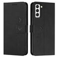 thumbnail image 1 of Allytech Galaxy S24 FE Wallet Case Cover, Vintage PU Leather Slim Folio Flip Anti-Scratch Bumper Shockproof Protective Cards Holders with Hand Strap Wallet Case for Samsung Galaxy S24 FE - Black, 1 of 9