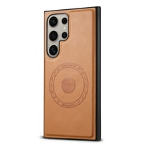 Allytech Galaxy S24 Magnetic Case, Slim Fit Compatible with Car Mount Shockproof Anti-Scratch Bumper Wireless Charging Support Phone Case for Samsung Galaxy S24, Khaki