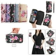 thumbnail image 1 of Allytech Galaxy S24 Plus Wallet Case RFID Blocking, Multi-Functional Detachable Back Cover Zipper Pocket Hand Wrist Shoulder Strap Lanyard Purse Carrying Bag Case for Samsung Galaxy S24 Plus, Black, 1 of 13