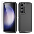thumbnail image 1 of Allytech Galaxy S24 Ultra Case with 1 Pcs Screen Protector, HD Clear Tempered Glass Screen Protector, Military Grade Shockproof Anti-Scratch Phone Case Cover for Samsung Galaxy S24 Ultra 6.8", Black, 1 of 7