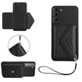 thumbnail image 1 of Allytech Galaxy S24 Wallet Case with Hand Wrist, Back Cover with Cards Slots Holder Luxury PU Leather Shockproof Anti-Scratch Bumper Phone Case for Samsung Galaxy S24, Black, 1 of 8