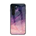 thumbnail image 1 of Allytech Galaxy S25 Plus Case, Tempered Glass Back Cover Galaxy Pattern Design Slim Fit Shockproof Anti-Scratch Bumper Phone Case for Samsung Galaxy S25+ Plus, 1 of 8