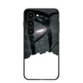 thumbnail image 1 of Allytech Galaxy S25 Plus Case, Tempered Glass Back Cover Galaxy Pattern Design Slim Fit Shockproof Anti-Scratch Bumper Phone Case for Samsung Galaxy S25+ Plus, 1 of 8