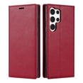 thumbnail image 1 of Allytech Galaxy S25 Ultra Wallet Case with Cards Holder, PU Leather RFID Blocking Shockproof Flip Cover Stand Anti-Scratch Retro Business Wallet Case for Samsung Galaxy S25 Ultra - Red, 1 of 7