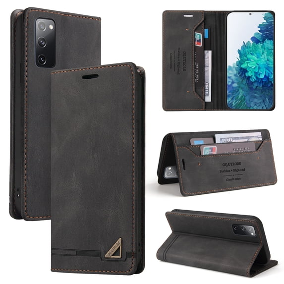 Allytech Galaxy S25 Ultra Wallet Case,PU Leather RFID Blocking Cards Holders Protective Anti-scratch Flip Stand Wallet Case Cover for Samsung Galaxy S25 Ultra - Black