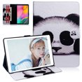 thumbnail image 1 of Allytech Galaxy Tab A 10.1 2019 Case SM-T510 T515 ONLY, Slim Protection Shockproof Cards Holder Stand Folio Flip Lightweight TPU Back Cover Wallet Case for Samsung Galaxy Tab A 10.1 T510,Panda, 1 of 6