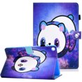 thumbnail image 1 of Allytech Galaxy Tab A 10.1 2019 Case T510 T515 Case with Pencil Holder, Panda Folio Shockproof Cover Kickstand Shell Stand Viewing Angle Card Pocket Slim Sleeve for Samsung Tab A 10.1 Inch 2019,Panda, 1 of 1