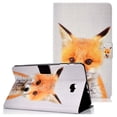 thumbnail image 1 of Allytech Galaxy Tab A 10.1 Inch T580/T585 Cases and Covers, PU Leather Smart Cover Auto Sleep Folio Kickstand Shockproof Cards Pocket Wallet Case Shell for Samsung Galaxy Tab A 10.1", Cute Fox, 1 of 7