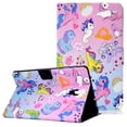 thumbnail image 1 of Allytech Galaxy Tab A 10.5 Inch Case SM-T590/T595/T597, Slim Folio Mulit Angle Stand Smart Cover Auto Sleep Wake Protective Pencil Holder Wallet Case for Samsung Galaxy Tab A 10.5", Unicorns, 1 of 7
