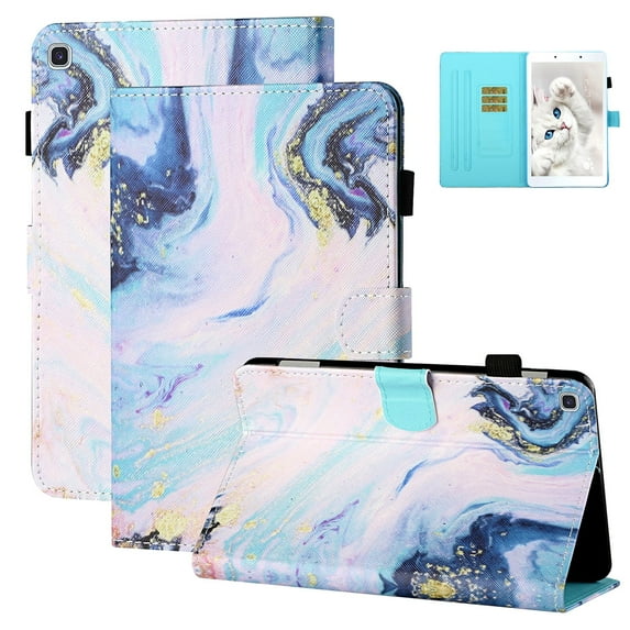 Allytech Galaxy Tab A 8.0 2019 Case, T290 T295 Case Cover, Slim Fit Folio Stand Shockproof Anti-scratch Protective Case Cover for Samsung Galaxy Tab A 8.0 2019 T290, Marble