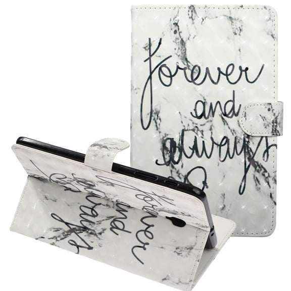 Allytech Galaxy Tab A 8.0 Case T380/T385 2017 Released, PU Leather Slim Folio Kickstand Smart Shell Auto Sleep Wake Protective Cards Pocket Wallet Case for Samsung Galaxy Tab A 8.0, Forever